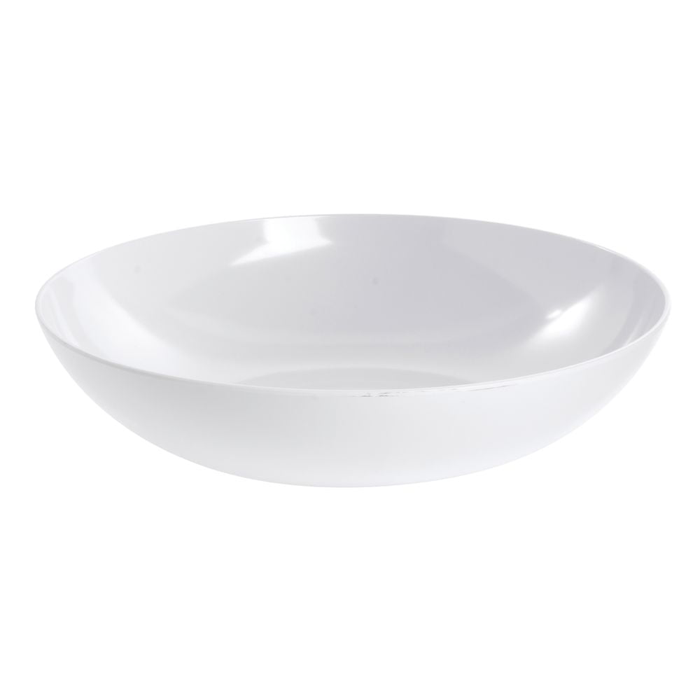 G.E.T. Serving Bowls in White Melamine 18"D x 4 1/4"H
