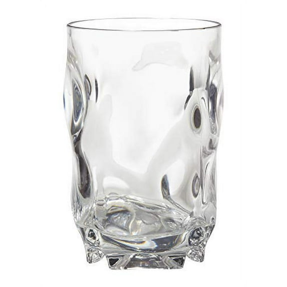 G.E.T Shatterproof Plastic Highball Cocktail Glass, 14 Ounce (Set of 12)