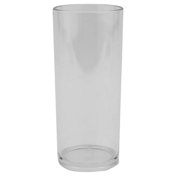 G.E.T. Shatterproof Plastic Highball Glasses, 16 Ounce, Clear (Set of 12)