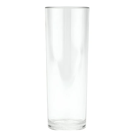 G.E.T. Shatterproof Plastic Tom Collins / Highball Glasses, 14 Ounce, Clear (Set of 4)