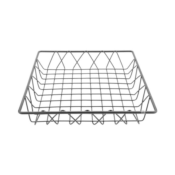 G.E.T. Square Heavy-Duty Iron Wire Utility Storage Basket for Pantry, Storage and More, 12" x 12" x 2"