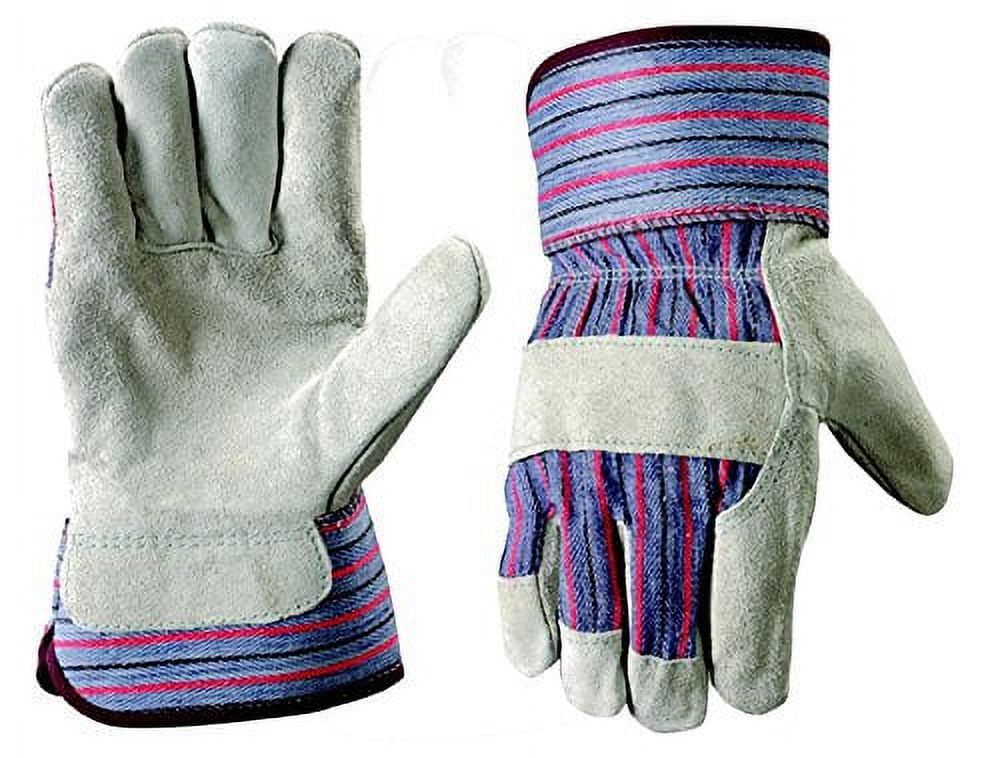 FIRM GRIP Medium Cowhide Leather Work Gloves, White - Yahoo Shopping