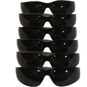 G&F EyePRO Smoke Safety Goggles with Scratch, Impact & Ballistic Resistant, Dark Grey Color ,12 Pack