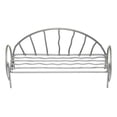 thumbnail image 1 of G & F Fairy Garden Miniature Metal Vine Bench 10046, Silver, 1 Piece, 1 of 6