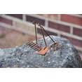 thumbnail image 2 of 4-Piece Miniature Garden Tools Set - 1:12 Scale Rusty Shovel, Hoe, Pitchfork For Dollhouse & Fairy Gardens 2 of 5