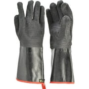 G & F Heat Resistant Mitten BBQ Grill, Barbecue Gloves, Waterproof, Oil Resistant, L 14" Unisex