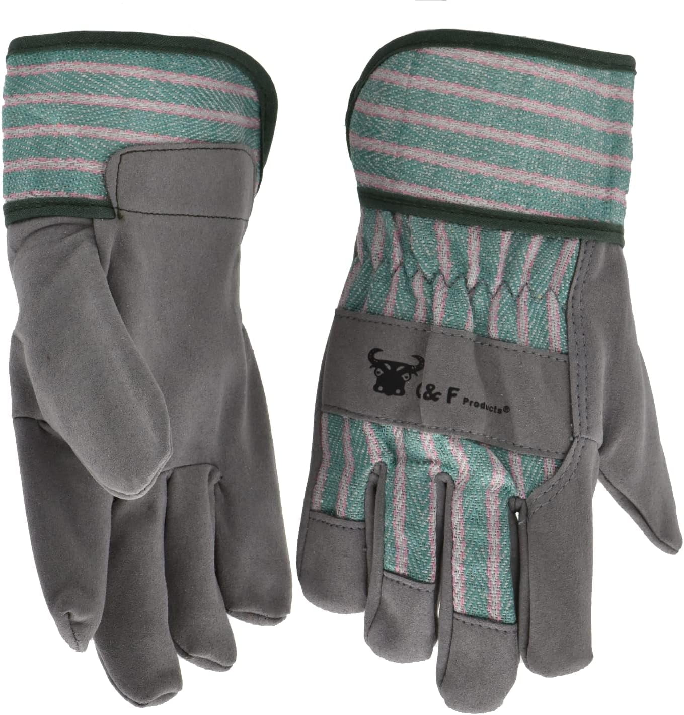 Big Time Products 92273-23 True Grip Cotton Jersey Work Gloves, Brown, Men's,  Large, 3-Pk.