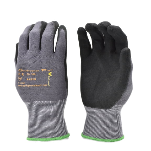 G & F Products Knit Nylon Gloves 1529S-12 Workwear Safety 12 Count Small