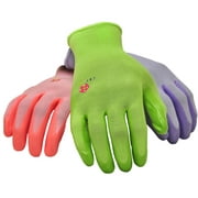 G & F Product Women's Garden Gloves, Assorted Colors, Women's Medium, 6 Pairs