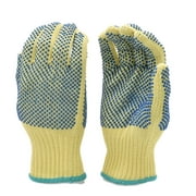 G & F Products Cut Resistant Work Gloves PVC Dots Durable & Safe, Gender Unisex Size XLarge