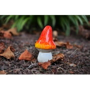 G & F Products Fairy Garden Miniature Garden Mushroom, Little Red Spots, 2 Pieces