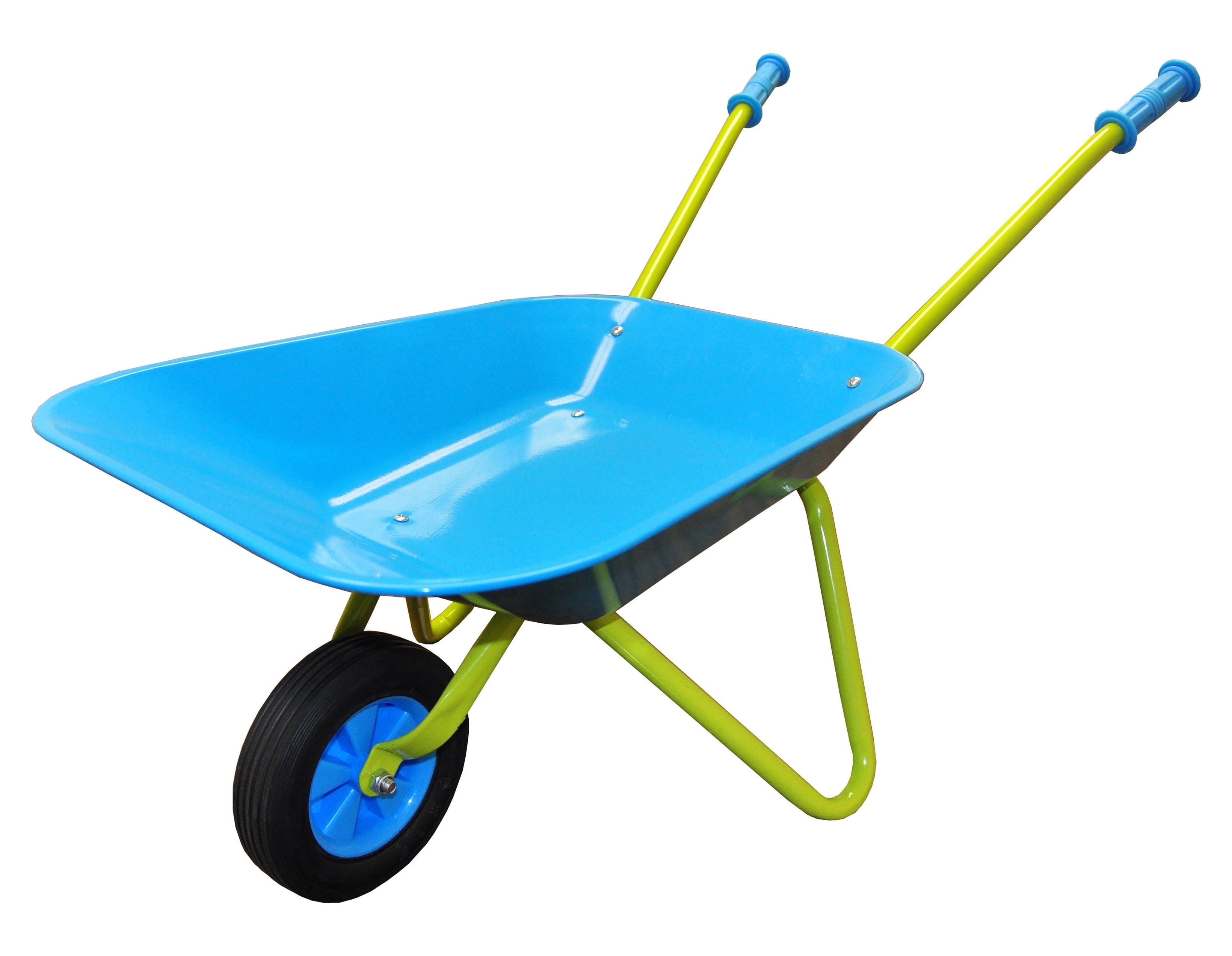 G & F Products Kids Wheelbarrow 10041 JustForKids, Garden Fun, 3+ Years Old Real Metal