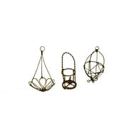 G & F Products MiniGardenn 10026 Fairy Garden Miniature Wire Accessory Set, Material ‎Metal
