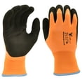 thumbnail image 1 of G&F Unisex Winter Work Gloves - 1 Pair, Large, Double Thermal Shell, Latex Coated, Orange, 1 of 10