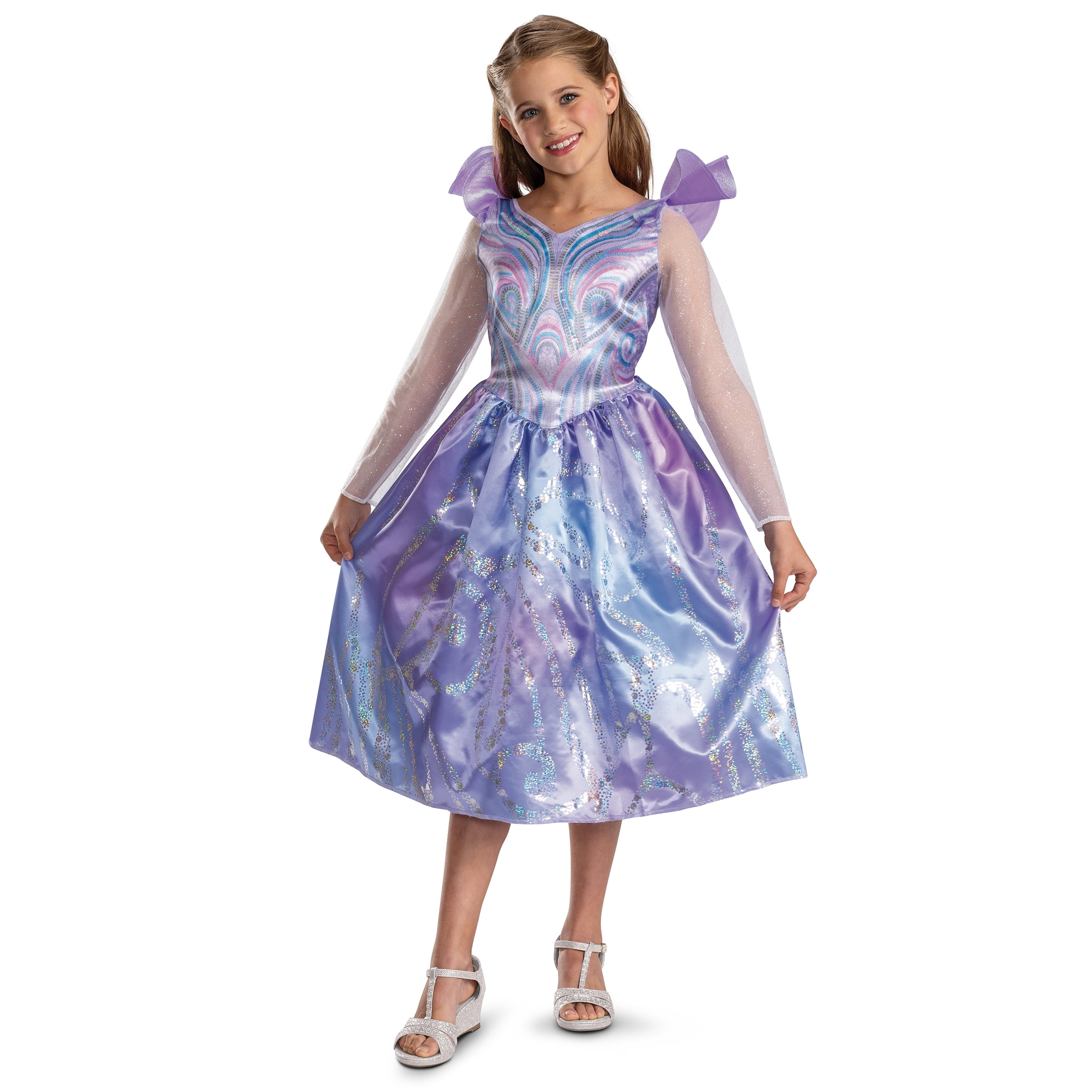 NBC Universal Wicked Glinda For Good Halloween Costume for Children, Girls Size S (6/6X), by Disguise