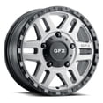 thumbnail image 1 of G-FX MV2 Rim 17X8 5X130 Offset 60 Matte Grey w/ Matte Black Lip (Quantity of 1), 1 of 2