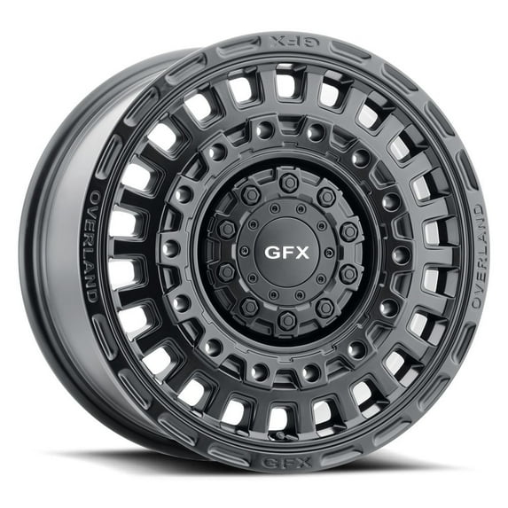 G-FX MV3 Rim 17X8 6X130 Offset 60 Matte Black (Quantity of 1)