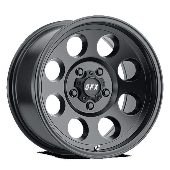 G-FX TR-16 16x8.5 -6 Matte Black Wheel Rim 8x165.1 (QTY 1) T16 685-8165N6 MB