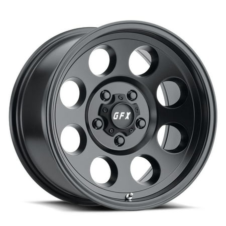 G-FX TR-16 Rim 17X9 6X135 Offset 0 Matte Black (Quantity of 1)