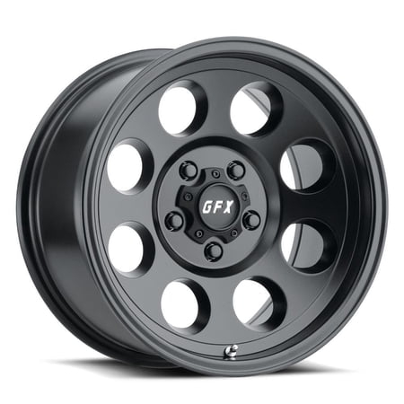 G-FX TR-16 Rim 17X9 8X170 Offset 0 Matte Black (Quantity of 1)