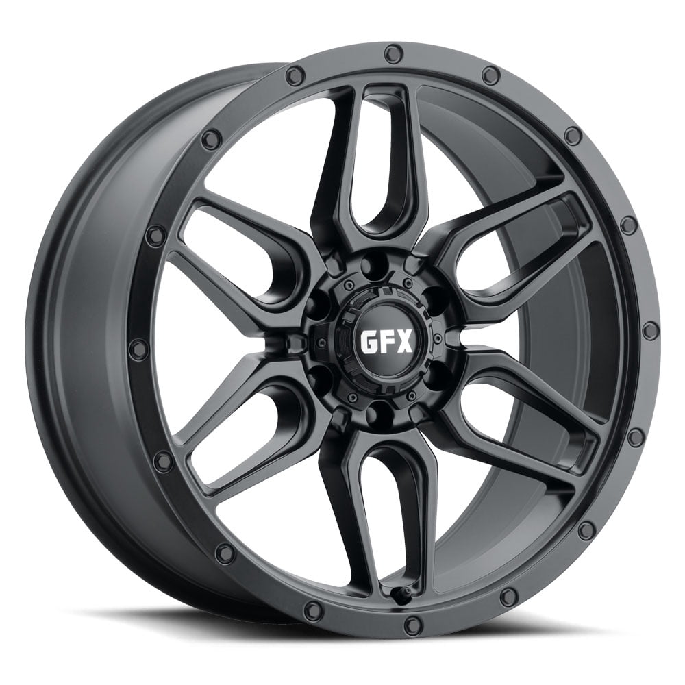 G-FX TR-18 18x9 +0 Matte Black Wheel 6x139.7 6x5.5 (QTY 1) T18 890-6139-00 MB