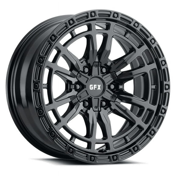 G-FX TR-24 Rim 20X9 6X139.7 Offset 12 Matte Black (Quantity of 1)