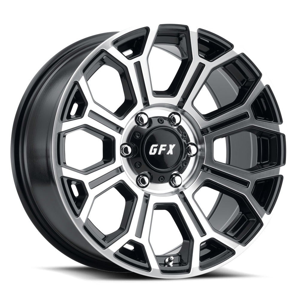 G-FX TR19 Gloss Black Machined Face Rim 17X8.5 6X139.7 Offset 18 for ...
