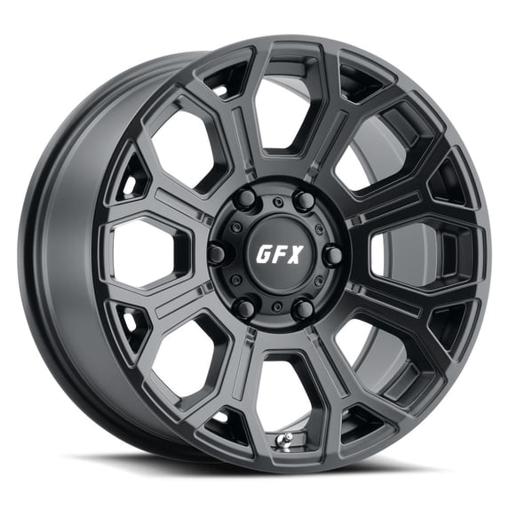 G-FX TR19 Rim 17X8.5 6X139.7 Offset 18 Matte Black (Quantity of 1)