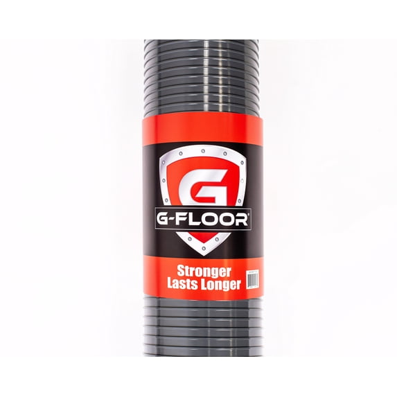 G-Floor 10' x 24' Ribbed Garage Flooring Cover - Slate Grey