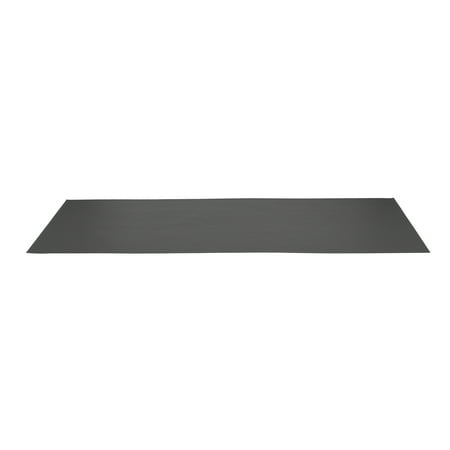 G-Floor 32" x 72" 75 Mil Heavy Duty Vinyl Exercise Equipment Mat - Slate Grey