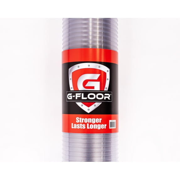 G-Floor 5' x 10' Polyvinyl Ribbed Pet Friendly Carpet Protector - Clear