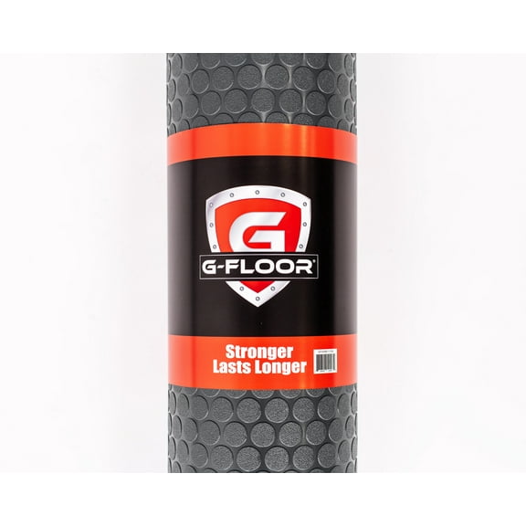 G-Floor 5' x 10' Small Coin Vinyl Garage Flooring Cover - Slate Grey