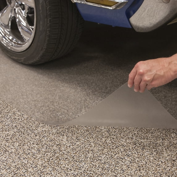 G-Floor 50 Mil Ceramic 5' x 10' Clear Vinyl Floor Protector Mat