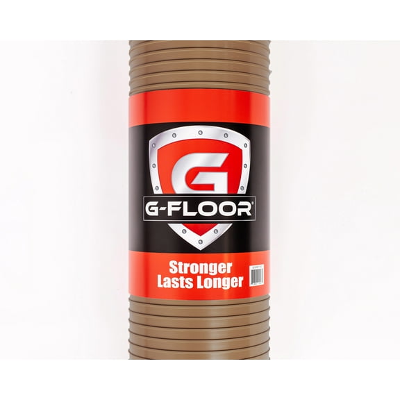 G-Floor 8.5' x 22' Ribbed Garage Flooring Cover - Sandstone