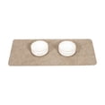 thumbnail image 1 of G-Floor Drip & Dry 14" x 30" Absorbent Pet Placemat, Tan (3 Pack), 1 of 4