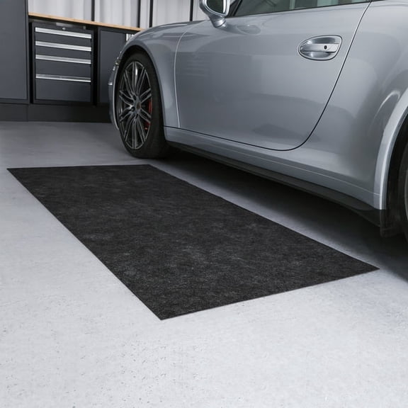 G-Floor Drip & Dry 3' x 8' Floor Runner, Absorbent and Slip-Resistant, Gray