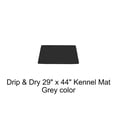 thumbnail image 1 of G-Floor Drip & Dry 29" x 44" Absorbent Vinyl Kennel Mat, Grey, 1 of 5