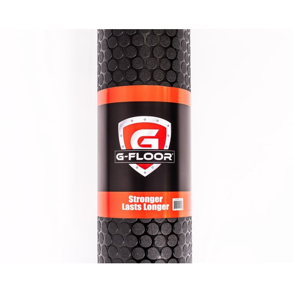 G-Floor Vinyl Small Coin Trailer Flooring Cover - Midnight Black