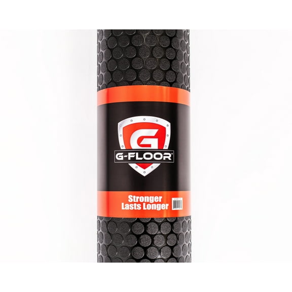 G-Floor Vinyl Small Coin Trailer Flooring Cover - Midnight Black