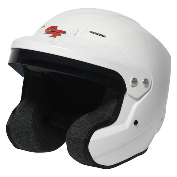G-FORCE 16002XLGWH NOVA Open-Face Helmet SA2020 Certified X-Large White