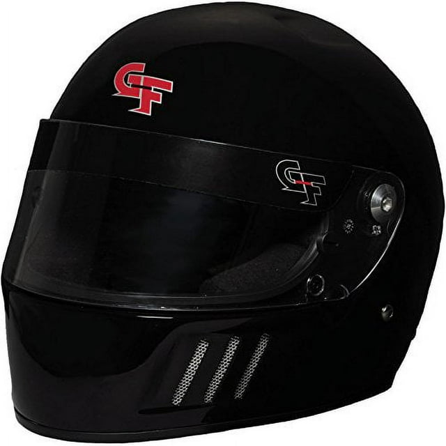 G-Force 3123MEDBK GF3 Full Face Helmet, Black, Medium