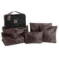 thumbnail image 1 of G-Force 6 Piece Ultimate Polyester Traveling Set in Espresso, 1 of 8