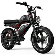 G-Force Adults Electric Bike 20"X4.0" Fat Tire, 750W Motor Off-Road E-Bike, 48V 20Ah Snow Beach Mountain Bike for Outdoor Cycling - ZM
