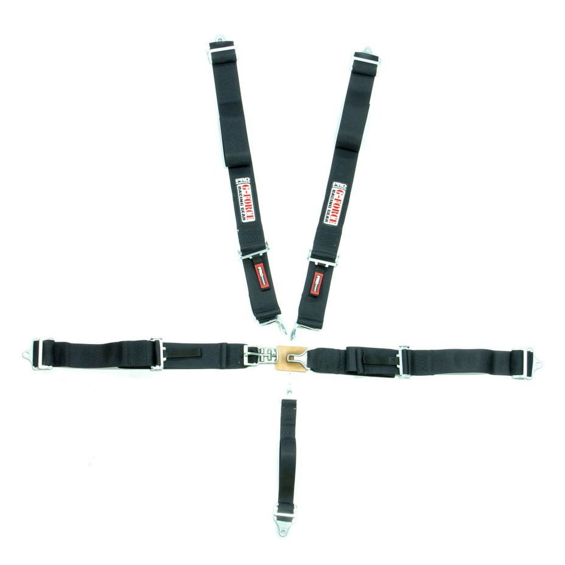 G-Force Indivd. Shoulder Harness Pull-Up Blk Pro Series