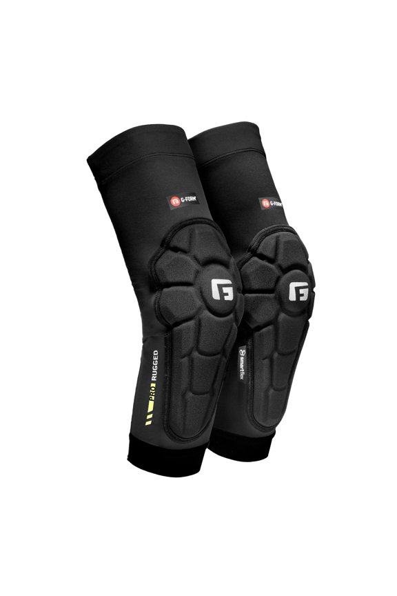 Pro-Rugged 2 MTB Elbow Guards - Dirt Bike Gear - Elbow Pads - Black, Adult Small
