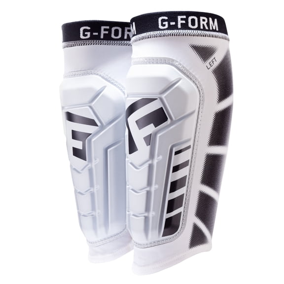 G-Form Pro-S Vento Soccer Shin Guard - White, Adult Large