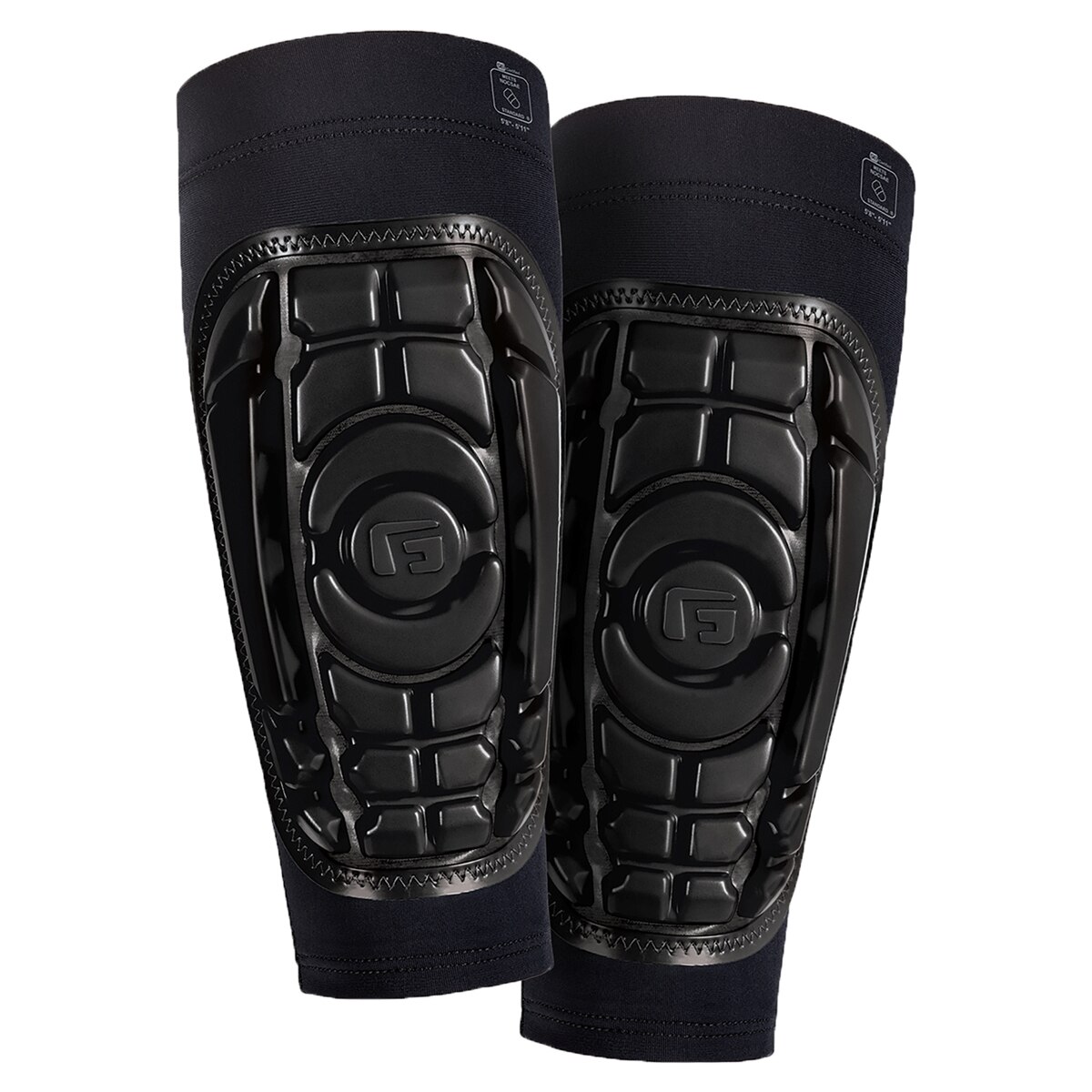 Pro Force Basic Shin Guards - Black (Small) - Lightweight Padding For Soccer/Martial Arts