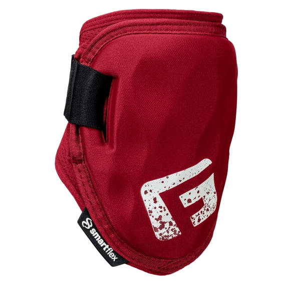 G-Form Shockwave Fastpitch Elbow Guard - Softball Elbow Guard & Pad with Adjustable Straps - Crimson, Adult L/XL