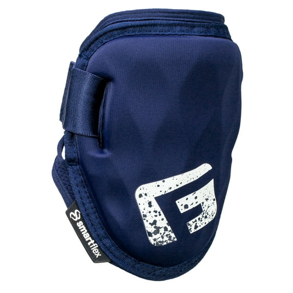 G-Form Shockwave Fastpitch Elbow Guard - Softball Elbow Guard & Pad with Adjustable Straps - Navy, Adult S/M