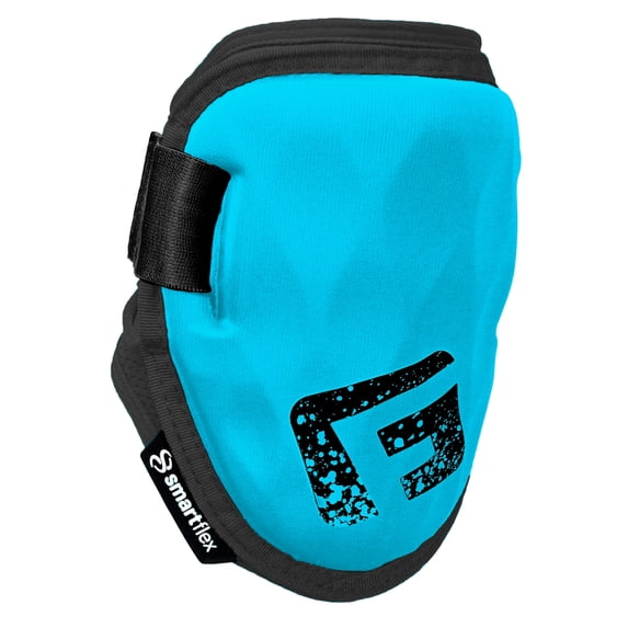 G-Form Shockwave Fastpitch Elbow Guard - Softball Elbow Guard & Pad with Adjustable Straps - Neon Blue, Adult S/M